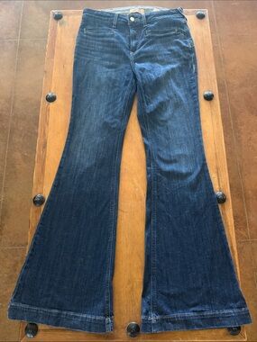 Ariat Indigo Wide-Leg Flare Jeans